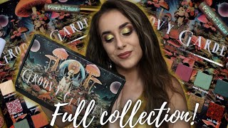 GROOVY GARDEN FULL COLLECTION ENSLEY REIGN COSMETICS | SWATCHES, CLOSE UPS, & 5 LOOKS