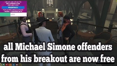 all Michael Simone offenders from his breakout are now free | No-Pixel 3.1