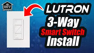 DIY 3 Way Switch Lutron Caseta Wireless Dimmer Install with No Neutral Wire or Traveller Wire
