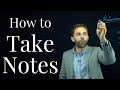 Lecture #11:  Taking Notes Effectively - which words should you write down?