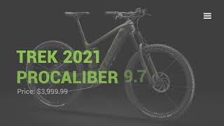 AWESOME BIKE TREK Procaliber 9.7 2021 