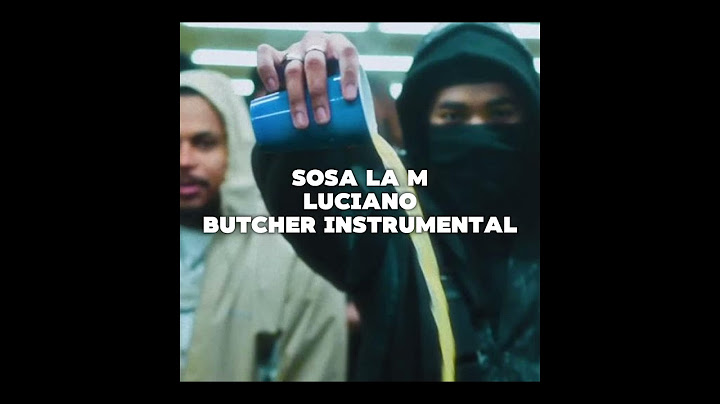 SOSA LA M x LUCIANO - BUTCHER (INSTRUMENTAL)