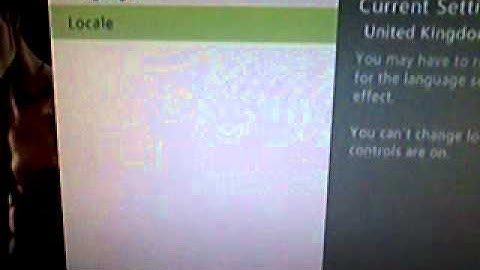 how to change language and locale xbox 360.