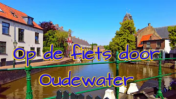 Op de fiets door Oudewater in de provincie Utrecht met Nederlands gesproken commentaar in HD