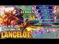 5x SAVAGE! Lancelot Fast Hand Gameplay [Former Top 1 Global Lancelot] By Evos Jeje.- Mobile Legends