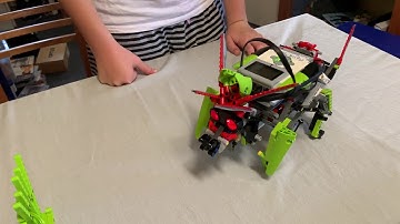 DinoR3x four legged walking robot demonstration video