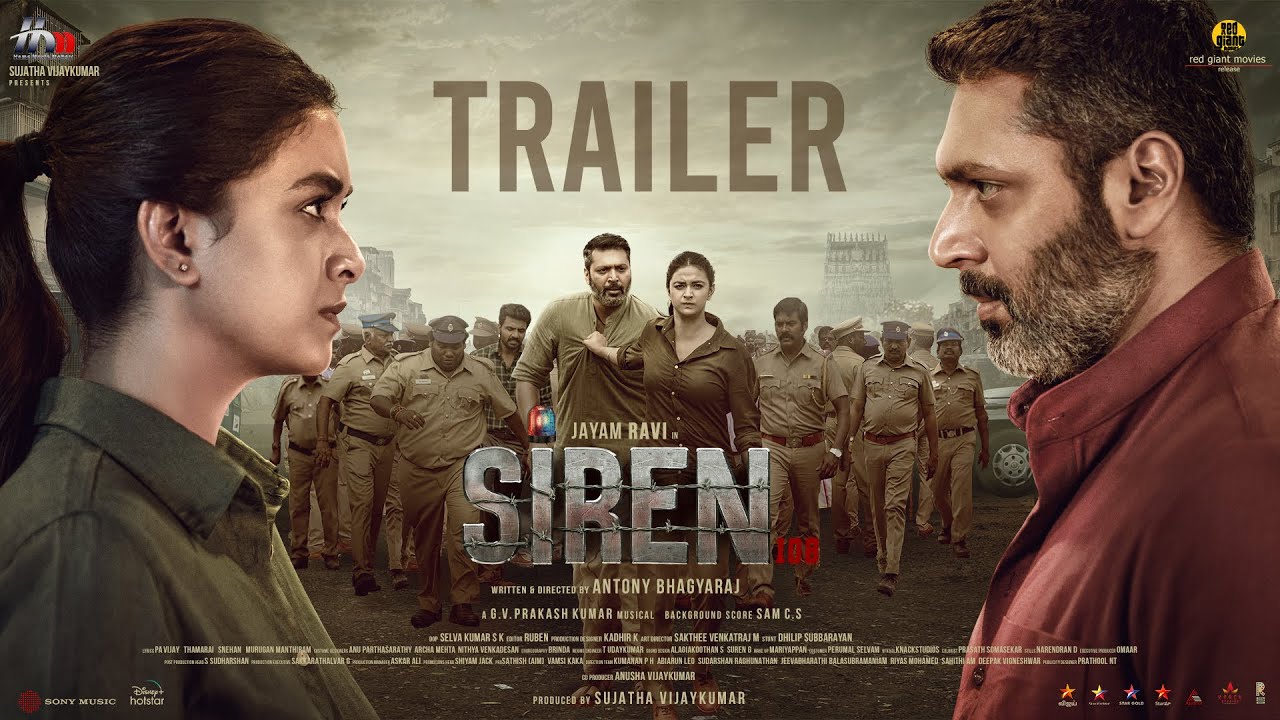 Siren   Official Trailer  Jayam Ravi Keerthy Suresh  GV Prakash Kumar