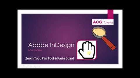 Zoom Tool - Pan Tool & PasteBoard Area - In Adobe InDesign CS6 - By Amol Gulekar | in Hindi