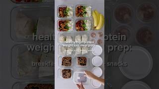 Healthy meal prep ideas for weightloss (high protein)