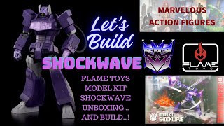 Let’s Build Shockwave..!  Flame Toys Transformers Shockwave Model Kit