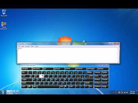 How To Use Disable Keyboard Buttons and Mouse Clicks Software