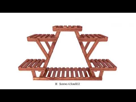ISINO Triangle Plant Stand Installation Manual 