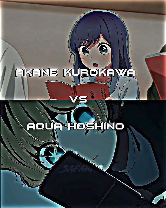 Aqua Hoshino vs Akane Kurokawa | Oshi no ko #anime #animeedit #shorts #viral