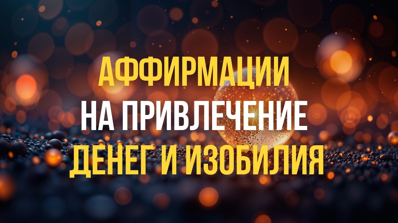 💰 Аффирмации Изобилия: настройка на деньги и финансовый поток💰Аффирмации на привлечение денег💰
