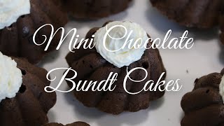 Mini Chocolate Bundt Cakes Recipe (No Sugar)