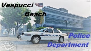 Gta 5 (LSPDFR) Vespucci Beach Police Department CVPI Patrol