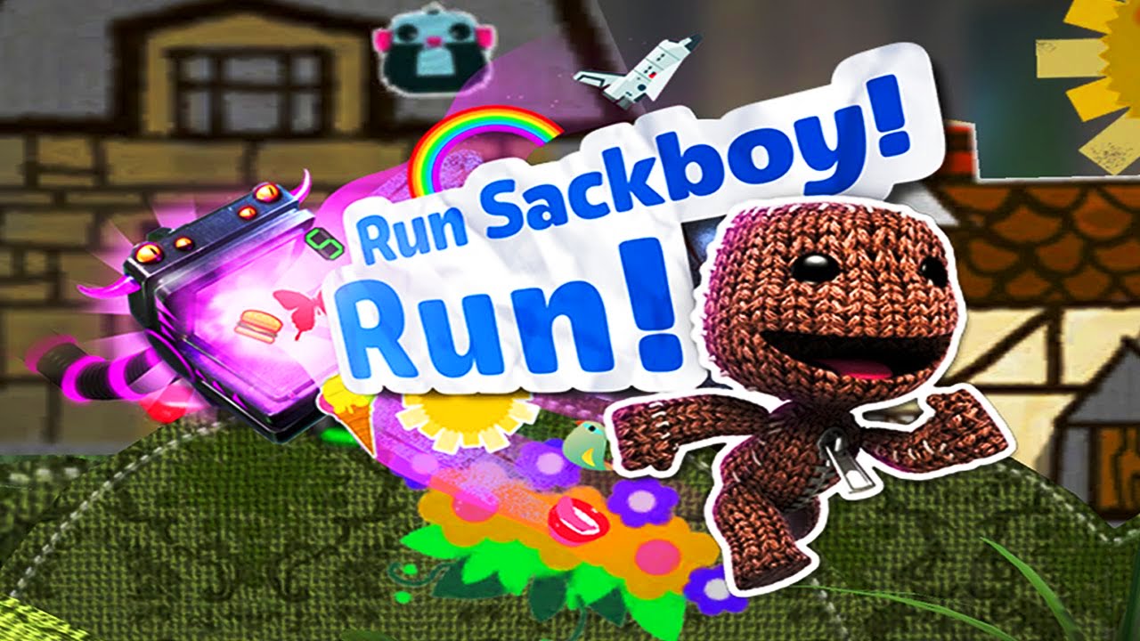 Csgoad. Сакбой игра. РАН Сэкбой РАН. Run Sackboy Run. Run Sackboy Run PS Vita.