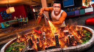 Franklin Found TINY INDIAN BIKE DRIVING 3D FIRE CITY in GTA 5! screenshot 4