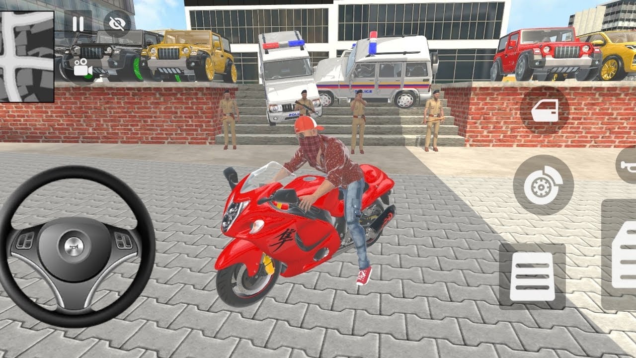 Indian Thift Auto Simulator🤩Franklin Purchase🆕 Car collection | Hayabusa bike and 4️⃣ police | Cars