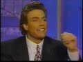 Jean-Claude Van Damme on the Arsenio Hall Show | Nowhere to Run [1993]