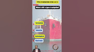 QUIZ 2 - NAVIGATION MODULE ONE LESSONS 1-5