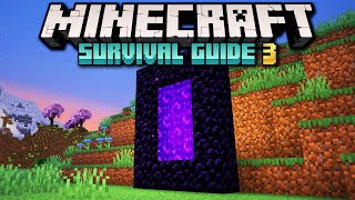 First Time in The Nether! ▫ Minecraft 1.20 Survival Guide ▫ Tutorial Let&#39;s Play [S3 Ep.12]