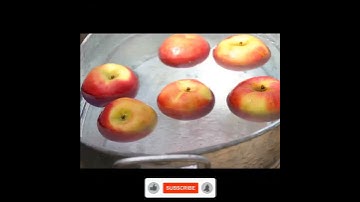 Why Apple floating in water, Apple floating, why do apples float in water #shorts