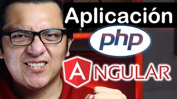 Aplicación web con angular  ► php con angular