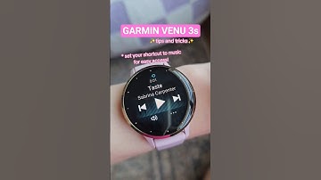 Garmin Venu 3s Tips and Tricks PART 3 - controlling music/Spotify #garmin #garminvenu3s #garmintips