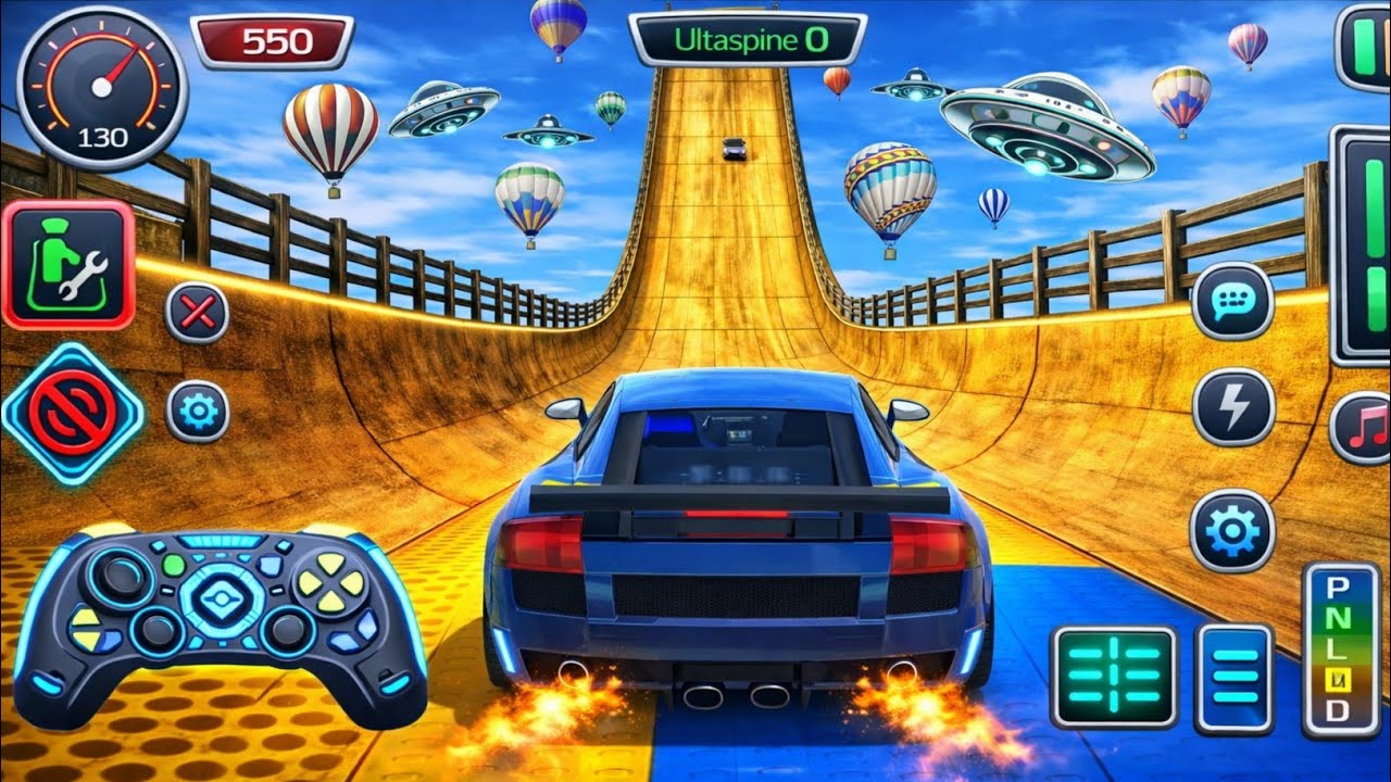 Impossible GT Car Stunt Racing - GT Car Stunt Master 3D - Android Gameplay