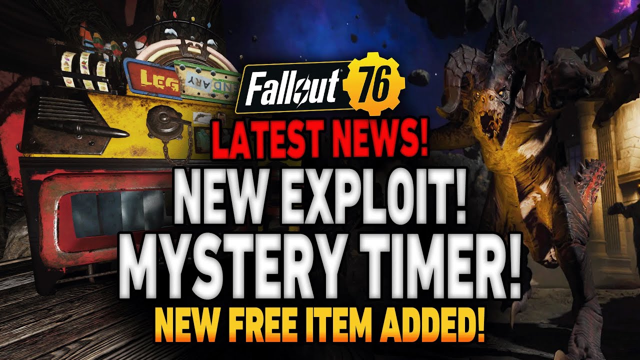 Обнаружен новый эксплойт в Fallout 76, раскрыта тайна таймера и анонсировано обновление!
