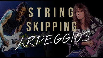 String Skipping Arpeggios - Part 1 Major