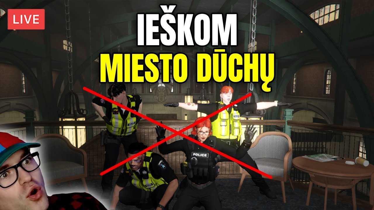 Martyną Išmetė iš Policijos - Ieškom Miesto Dūchų | OneX RP - YouTube