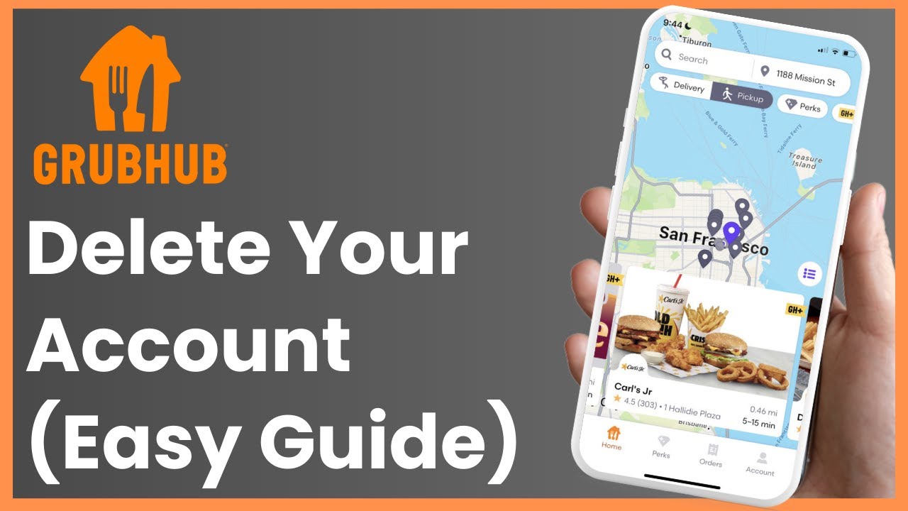 How to Delete Grubhub Account ! - YouTube