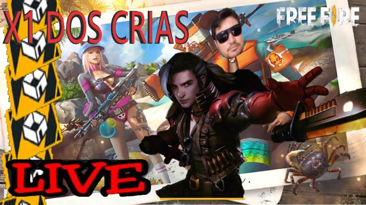 🔴 [ AO VIVO] Free Fire 🔴 x1 dos Crias - Regras na descrição 🔴 VEM  TRANQUILO 