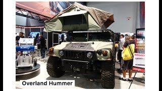 Overland Hummer H1 built by Rockstar Energy Garage :SEMA show Las Vegas USA
