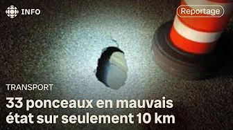 Thirty old culverts under Highway 40 in Quebec