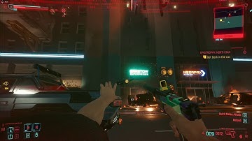 Cyberpunk 2077 [Bug] Enemy stuck at the car after the explosion blast glitched him
