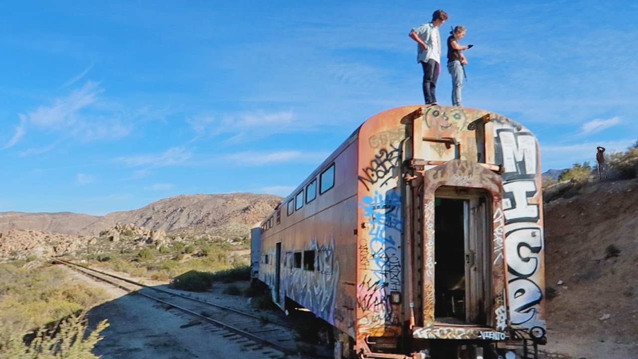 sneaking into a deserted