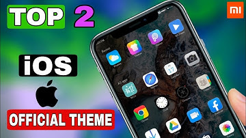 Top Two iOS MIUI Themes official Themes from theme store no more third party themes, _Xiaomi-Redmi