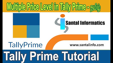 Tally Prime Tutorial (தமிழ்) Price List in Tally Prime | Multiple Price Level | Tally Prime in Tamil