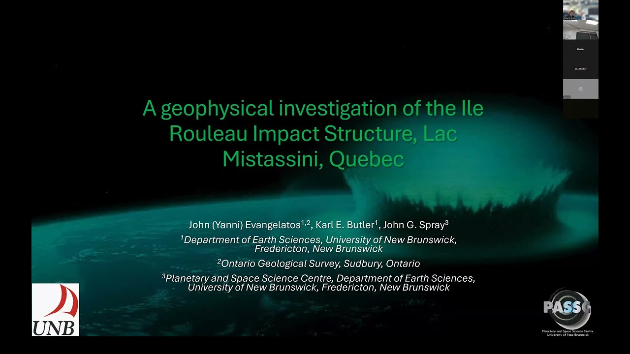 A Geophysical Study of the Ile Rouleau Impact Structure, Lac Mistassini, Quebec