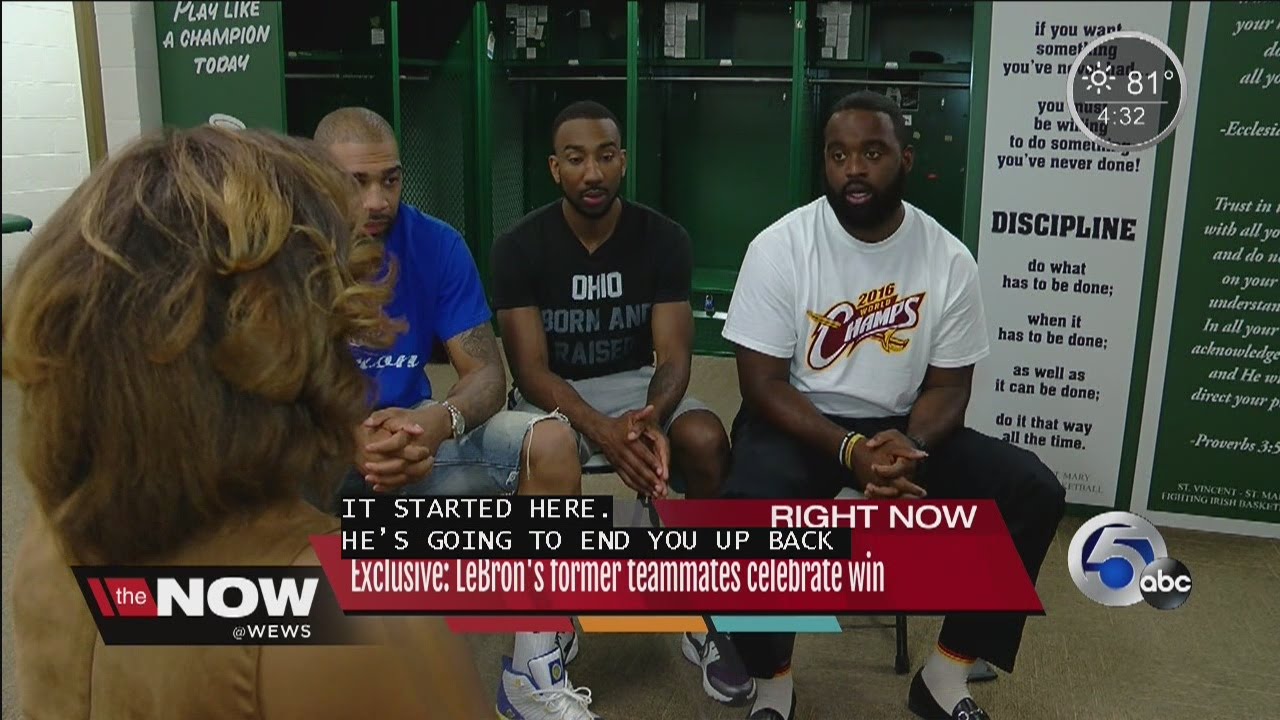 Exclusive  LeBron's former teammates celebrate win  They say they knew he could do it