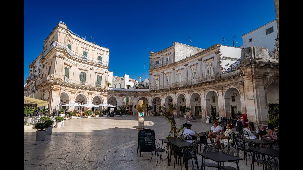 Martina Franca, l'élégance de l'art baroque de la vallée d'Itria en Italie.
