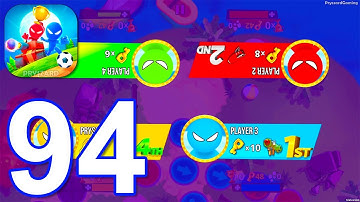 Stickman Party - Gameplay Part 94 Random Funny MiniGames, 1 2 3 4 Plyer Free New Update Adventure