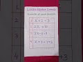 Linear Equation Examples #maths #algebra #formula 38? #example #mathematics #variable #one #plus