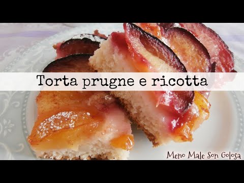 Video: Come Fare Una Torta Di Ricotta Con Prugne