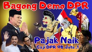 BAGONG Lucu DeRR Protes DPR /Kresno DI TANTANG  #bagongnggleleng #bagongmilenial #dalangseno