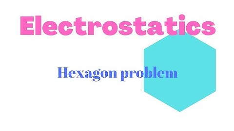 Electrostatics hexagon problem