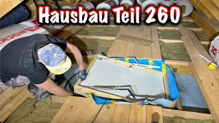 Hausbau Teil 260! (Einbau Dachluke) ElektroM